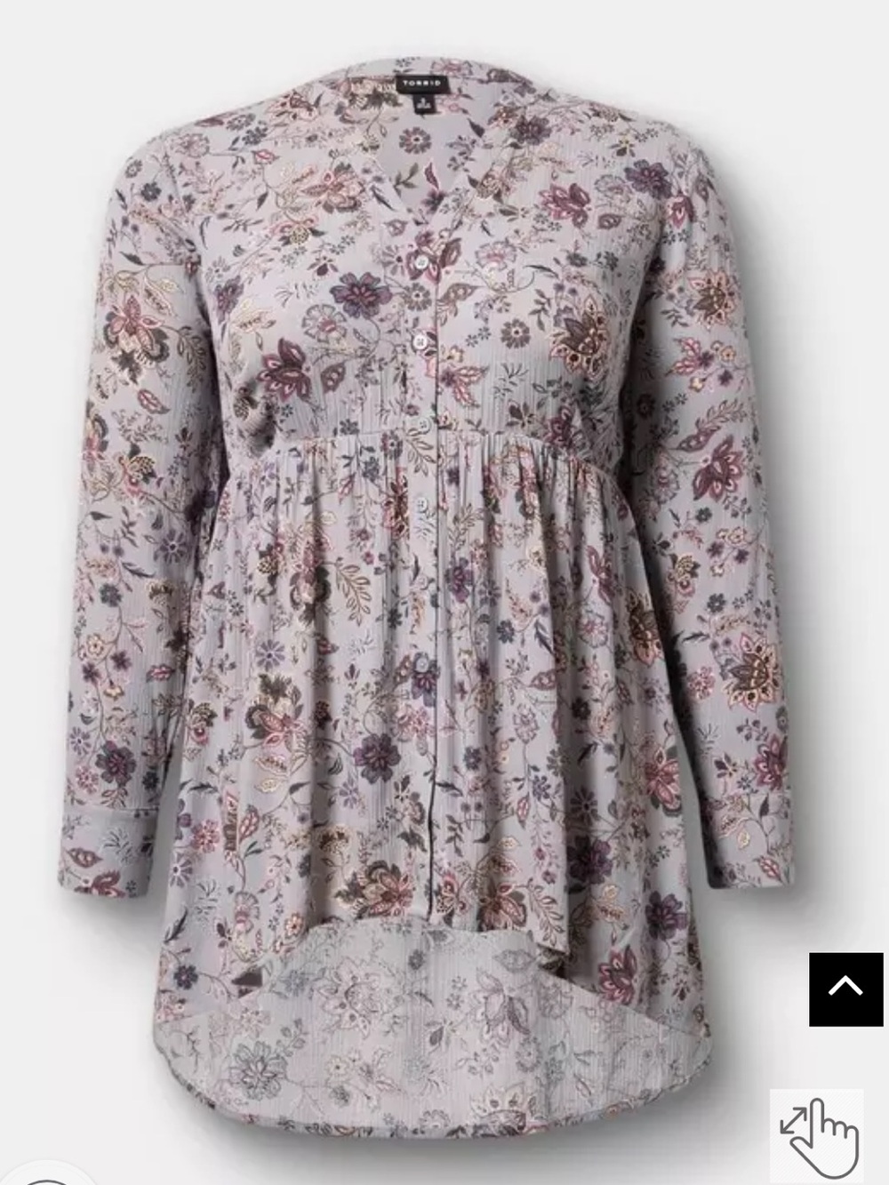 Torrid  Babydoll Tunic top 2X 18/20